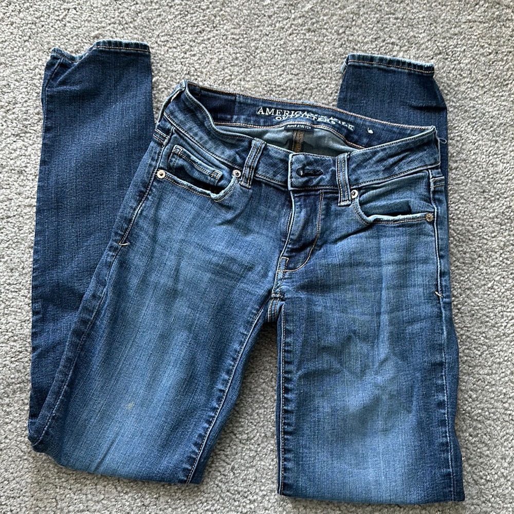 00 regular American eagle super stretch skinny jeans